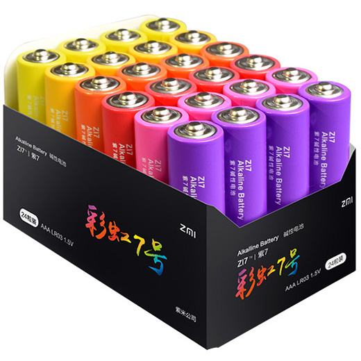 彩虹7号电池24粒装