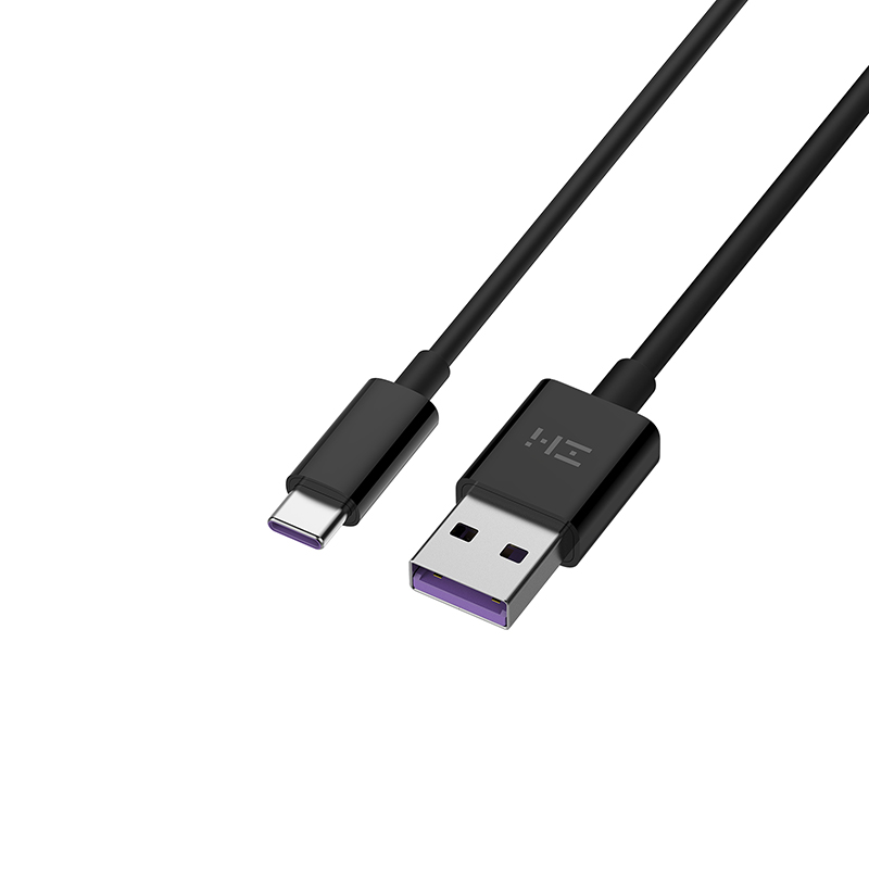 Câble USB C Type C de 1m pour PC portable Huawei MateBook M3 / M5 / M7 / E  2017 / X 2017 / Xiaomi Air 12 / 13 / Pro transfert data et charge 3A (PD
